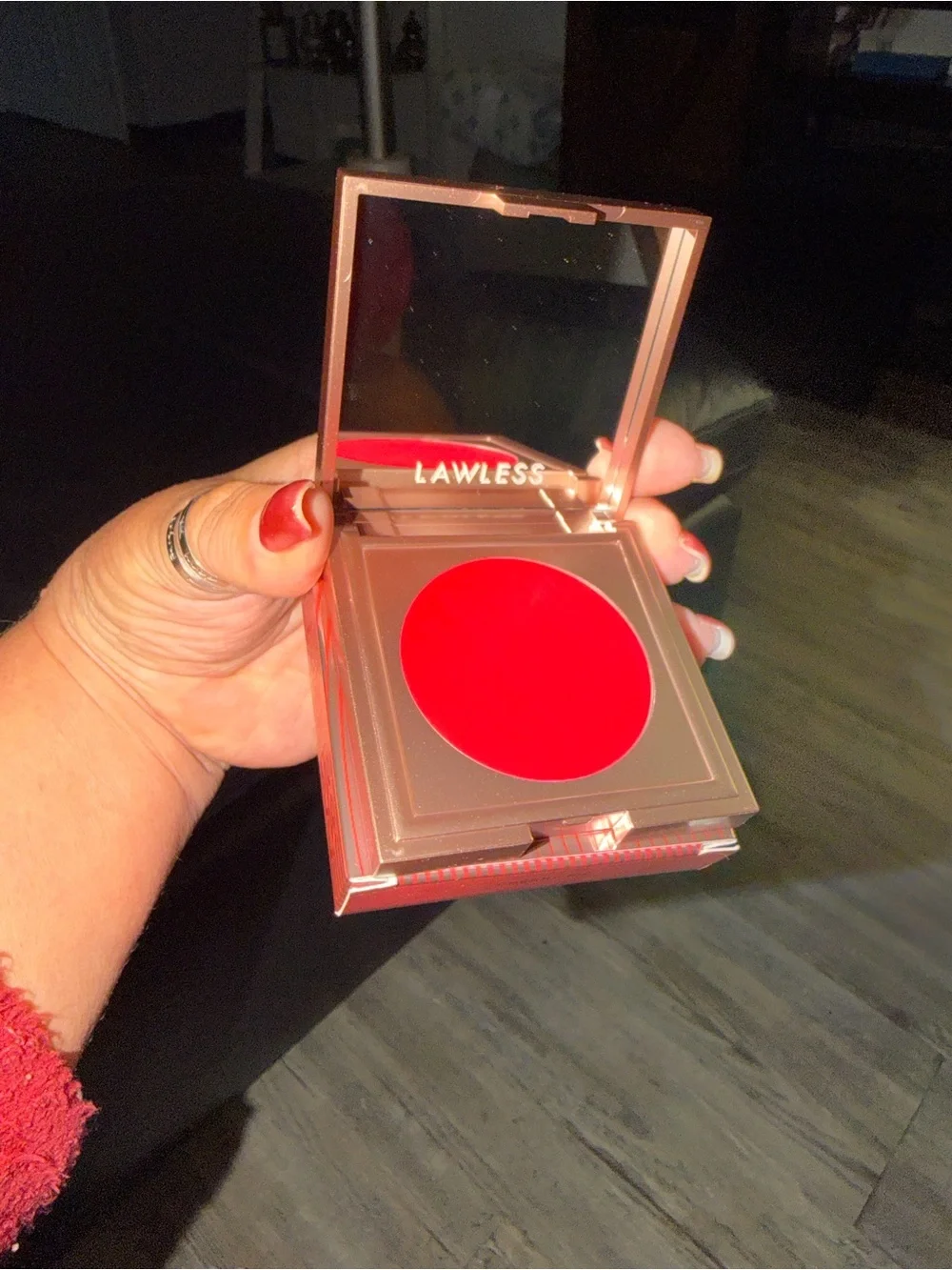 Lawless soft blur cream blush. In color Cherry Pie. SEE ALL PIC for color swatch